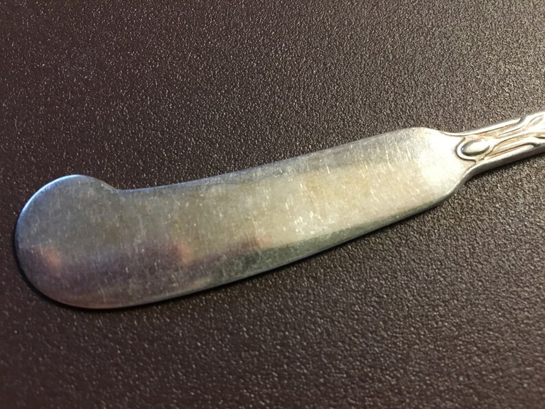1930 Gorham Silver-plate Lady Caroline Flat Handle Butter Spreader