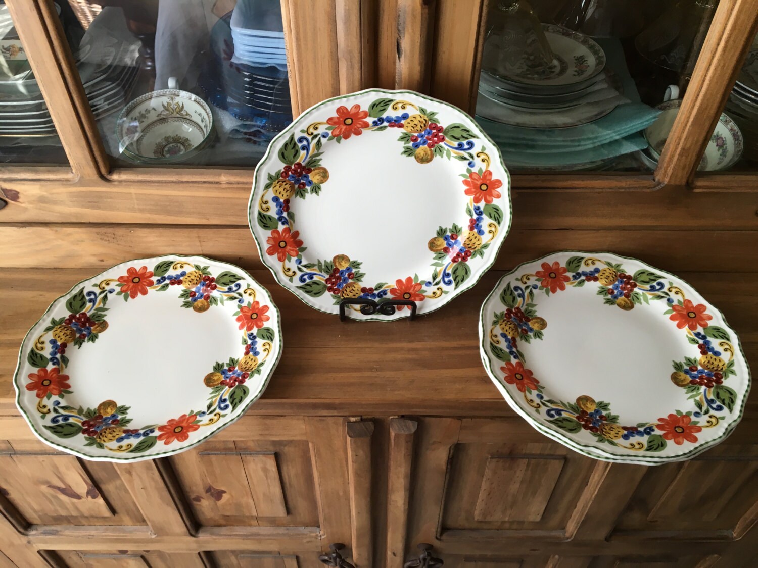 1950s Steubenville Pottery Harvest Pattern Ceramic 95/8 Etsy