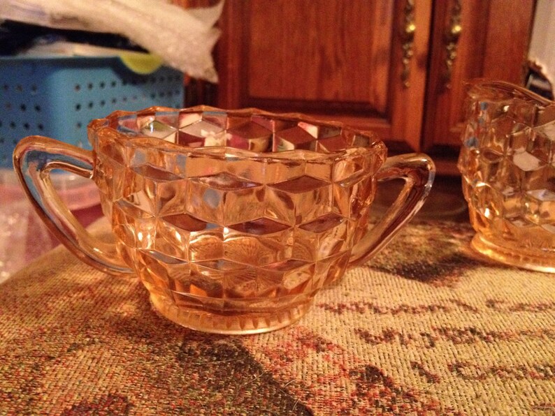 1950s Fostoria American Pink Crystal Pattern 2056 Creamer & Etsy