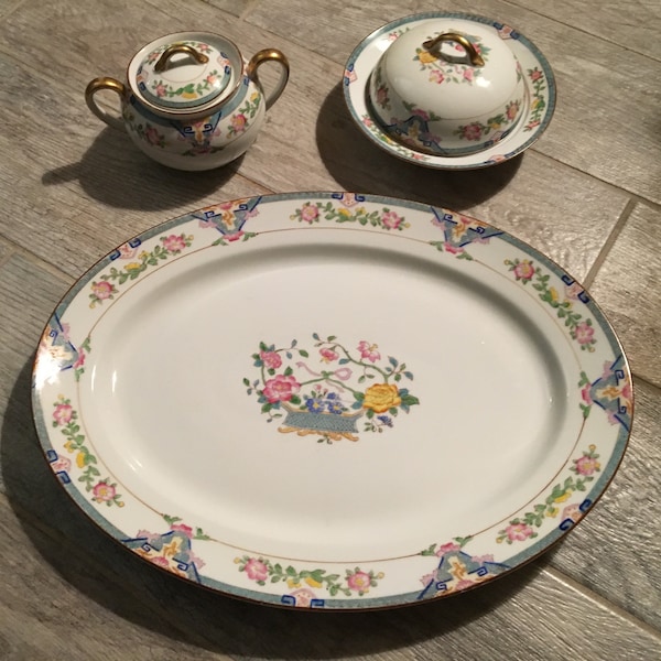 Noritake China Butter Dish Etsy