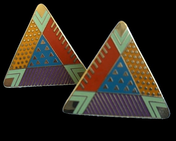 1980s Laurel Burch 14K Gold-Plated Brass Four Sea… - image 1