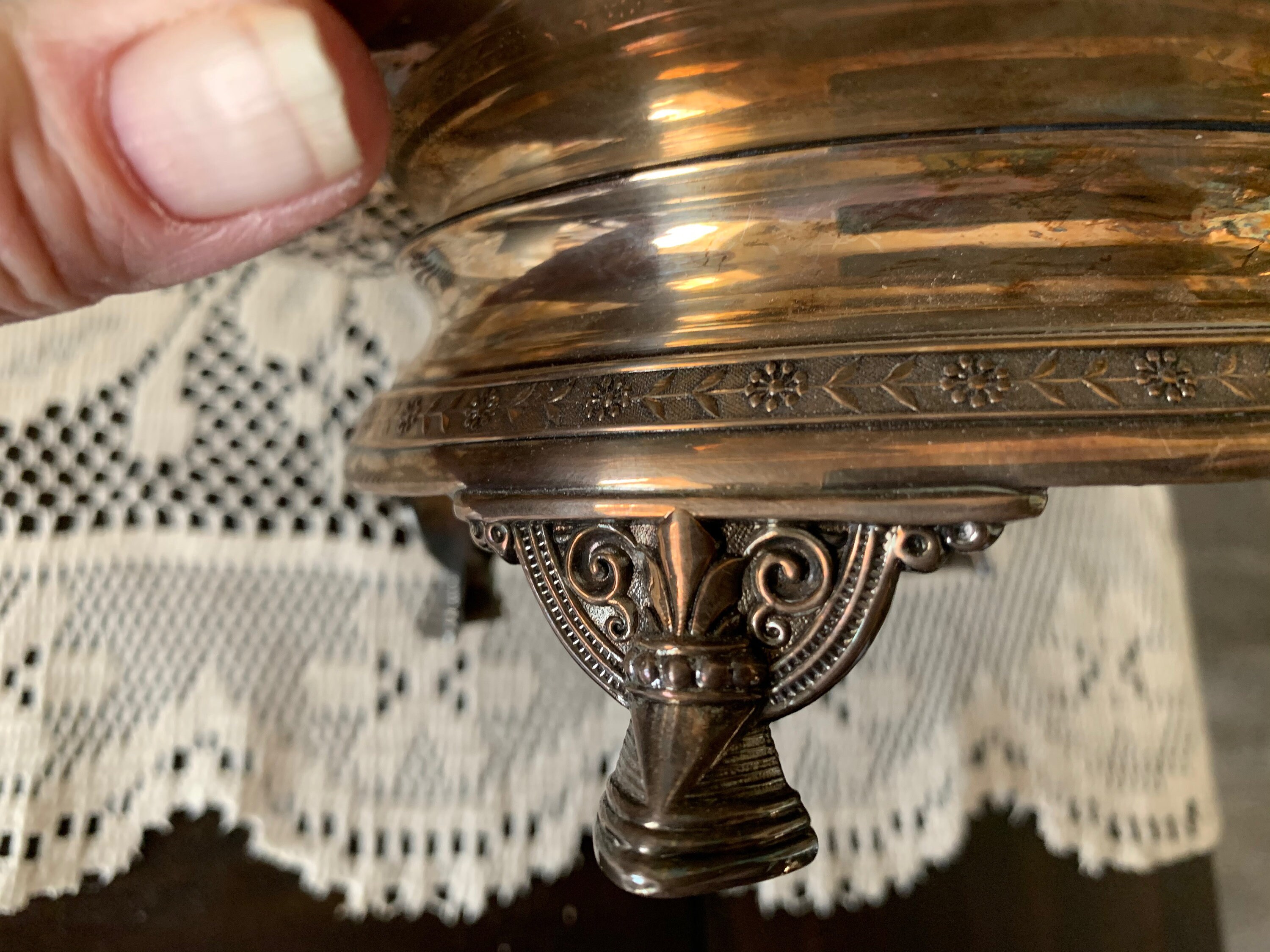 Antique 1890 Pairpoint Mfg. Co. Quadruple Plate Silverplated