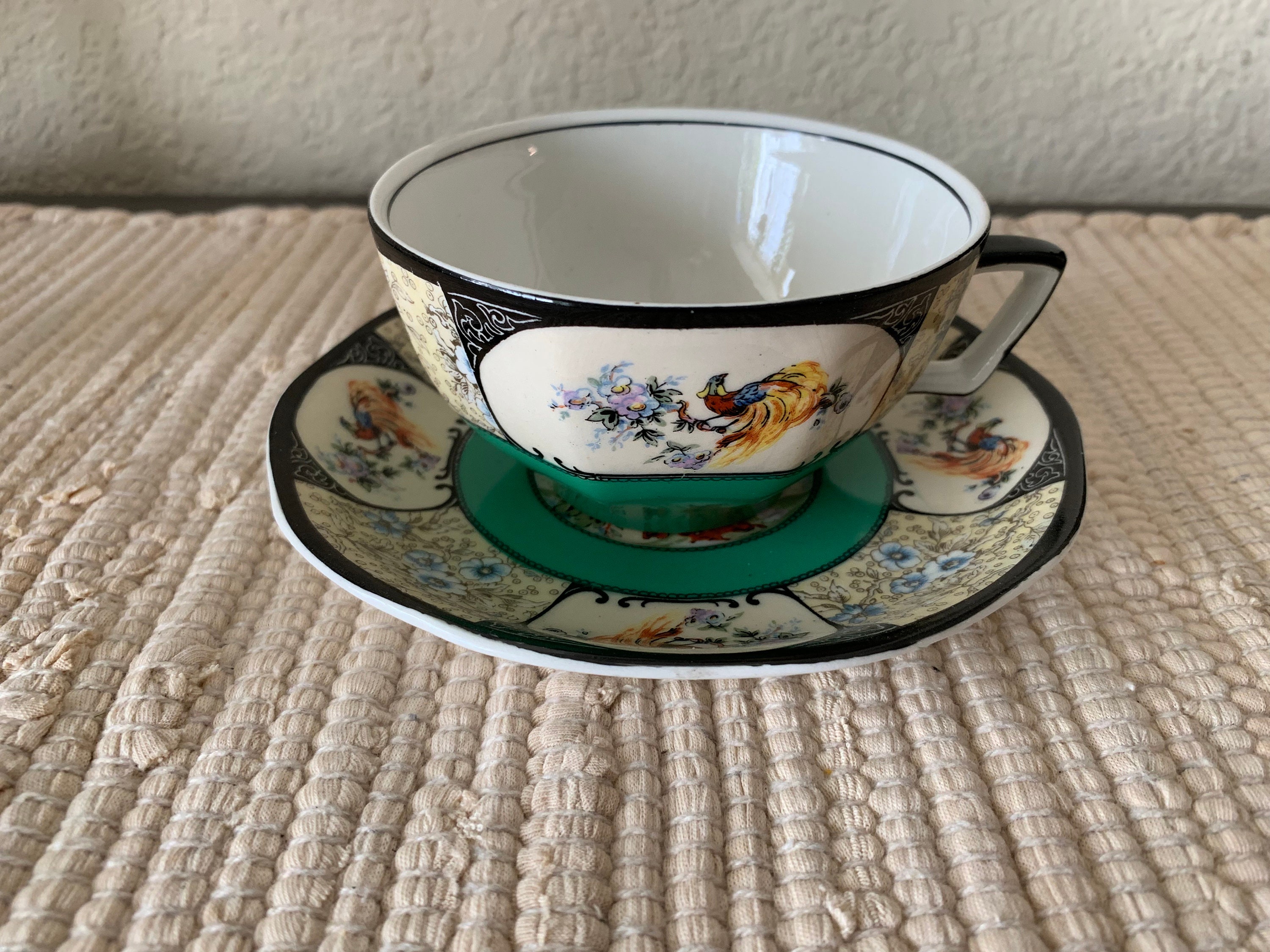 中華民国1910'sアンティーク3点セットの内のテーブル 上海租界 中華