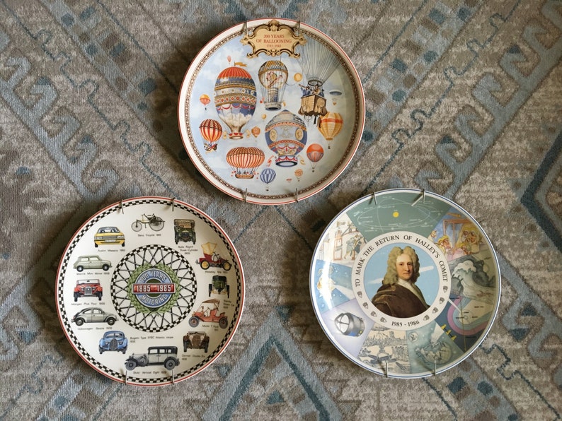 your choice 1980s Wedgwood Limited Edition Miscellaneous Collectors\u2019 Plates \u2013 Ballooning Motoring Halley\u2019s Comet