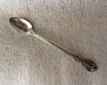 1950s Silver-plate Infant Feeding Spoon Joan of Arc Pattern by Wm. A. Rogers (Intl. Silver)