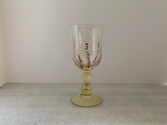 1970s Rare Laurie Gates Gates Ware Palm Tree Etched Etsy Nederland