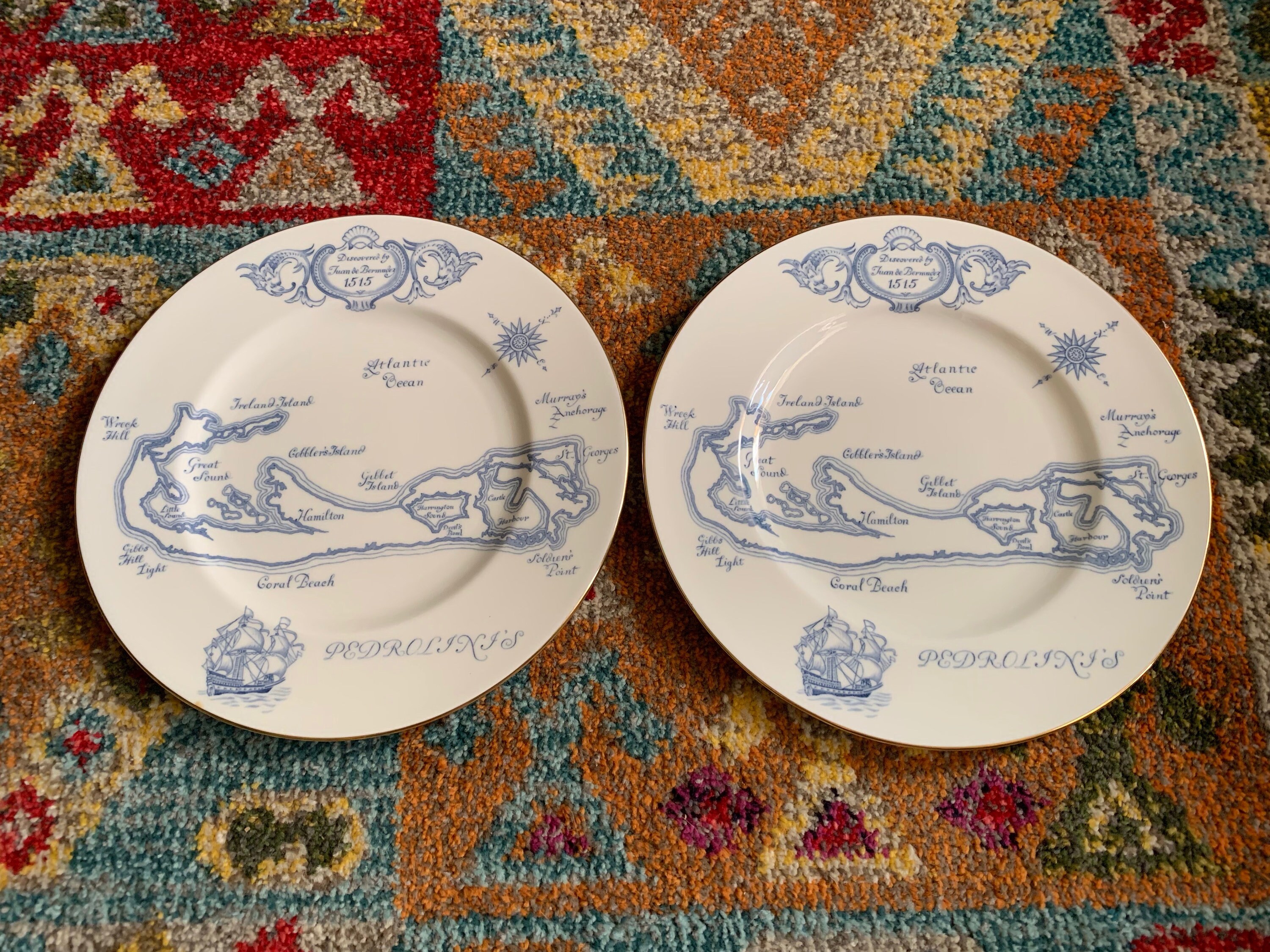 1965 Wedgwood China Pedrolini's 450th Anniversary of the Discovery