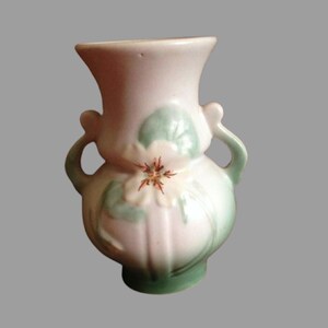 1930s Weller Pottery (raised name) Panella Trophy 7” Bud Vase