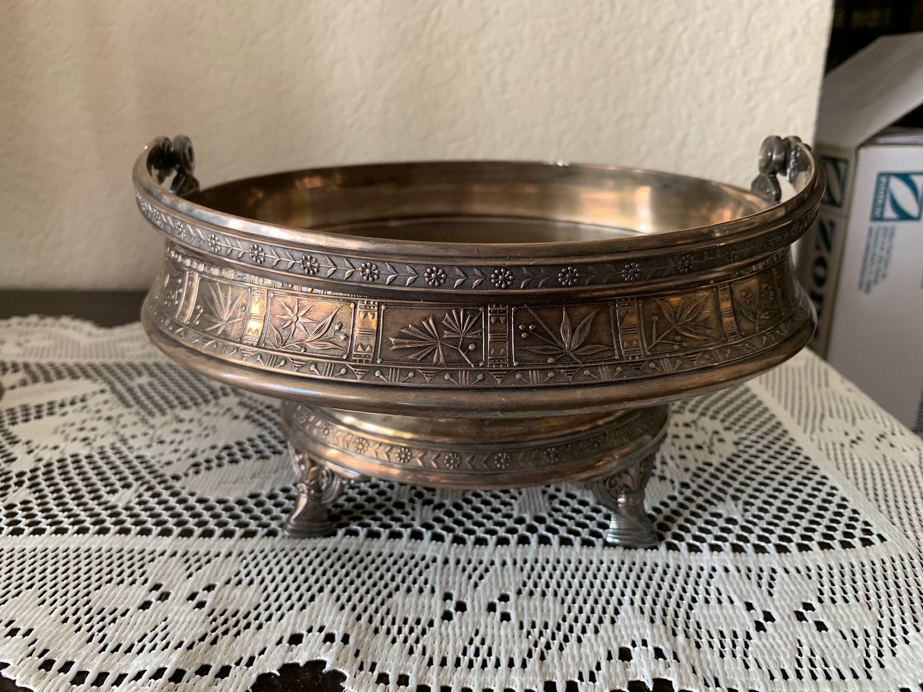 Antique 1890 Pairpoint Mfg. Co. Quadruple Plate Silverplated