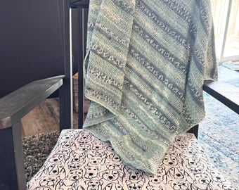 Green Fields Crochet Baby Blanket