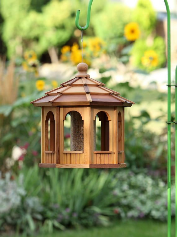 Cedar Bird Feeder Gazebo 8 Sided Octagon 16 Etsy