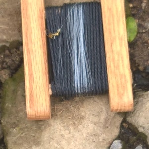 Aparejo de línea de mano para bushcraft, supervivencia y pesca en kayak hecho a mano