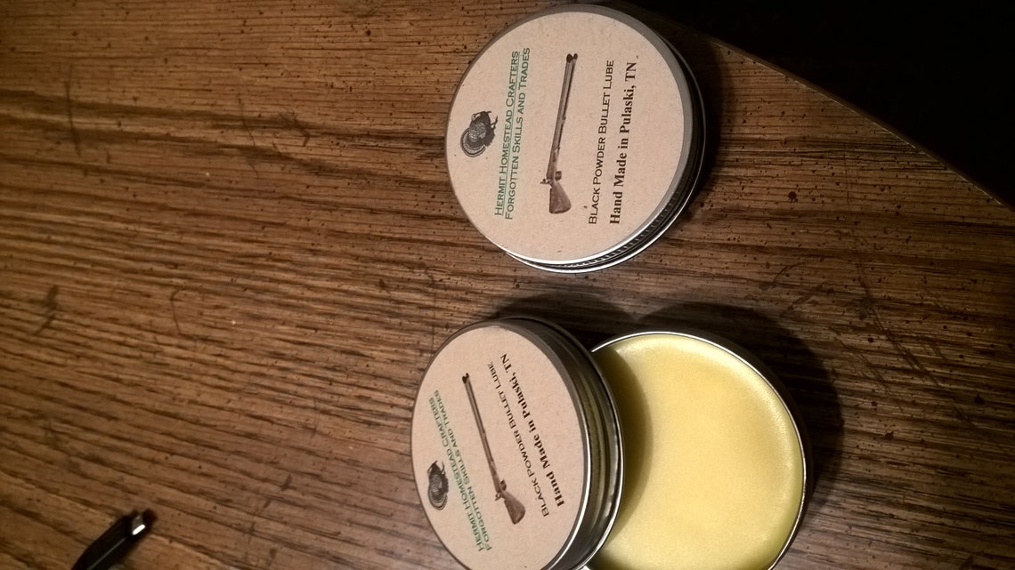 Black Powder Patched Round Ball Lube Handmade Medium Etsy