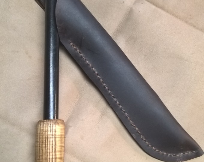 Extra Large Bushcraft Ferro Rod With Handmade Leather Belt - Etsy