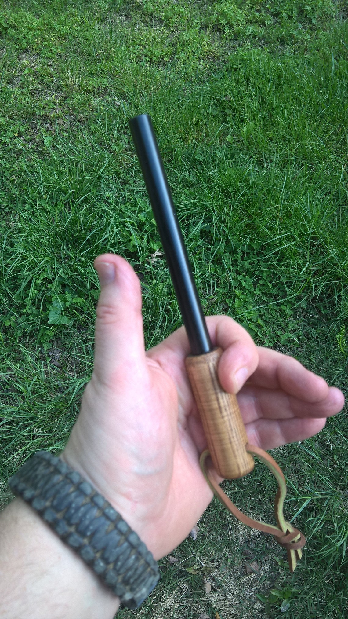 Extra Large Bushcraft Ferro Rod with Handmade Leather Belt Etsy