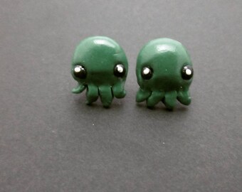 Baby Cthulu Stud earrings