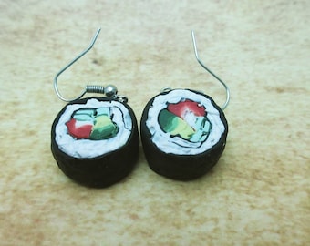 Sushi Roll Earrings
