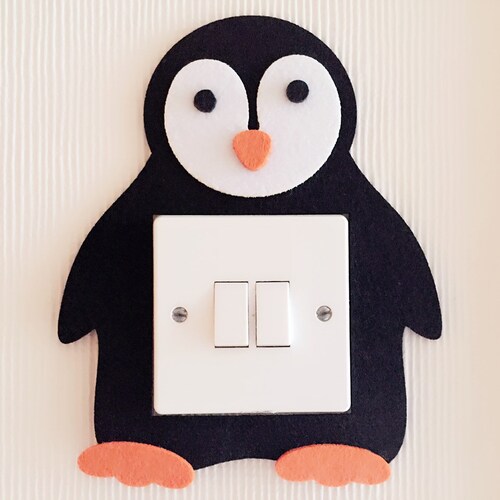 Super Cute 3D Penguin Light Switch Wall Stickers High Quality Etsy UK