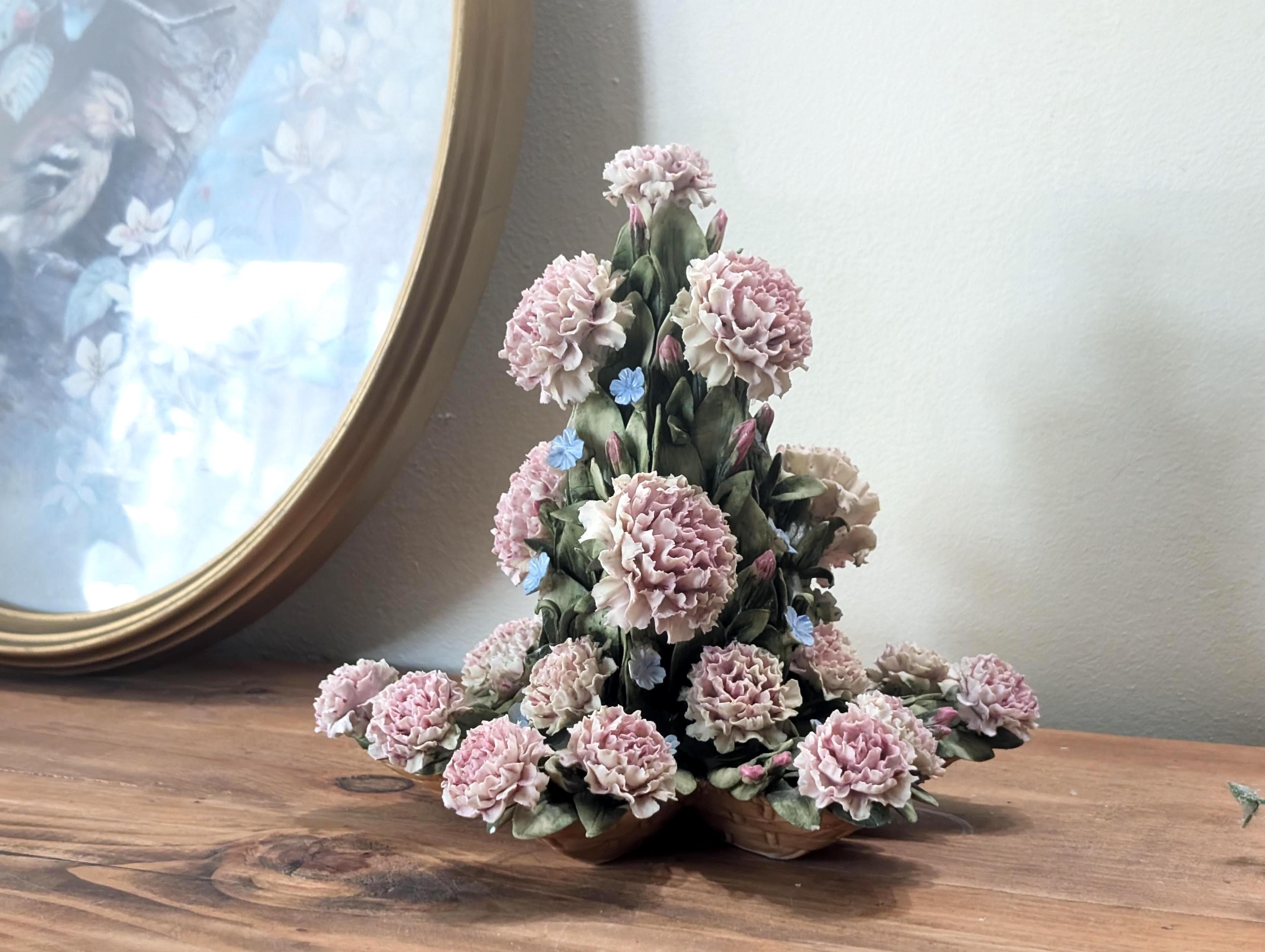 カポディモンテ 置物 カントリー アメリカン ビンテージ フィギュア カポディモンテ 置物 カントリー アメリカン ビンテージ