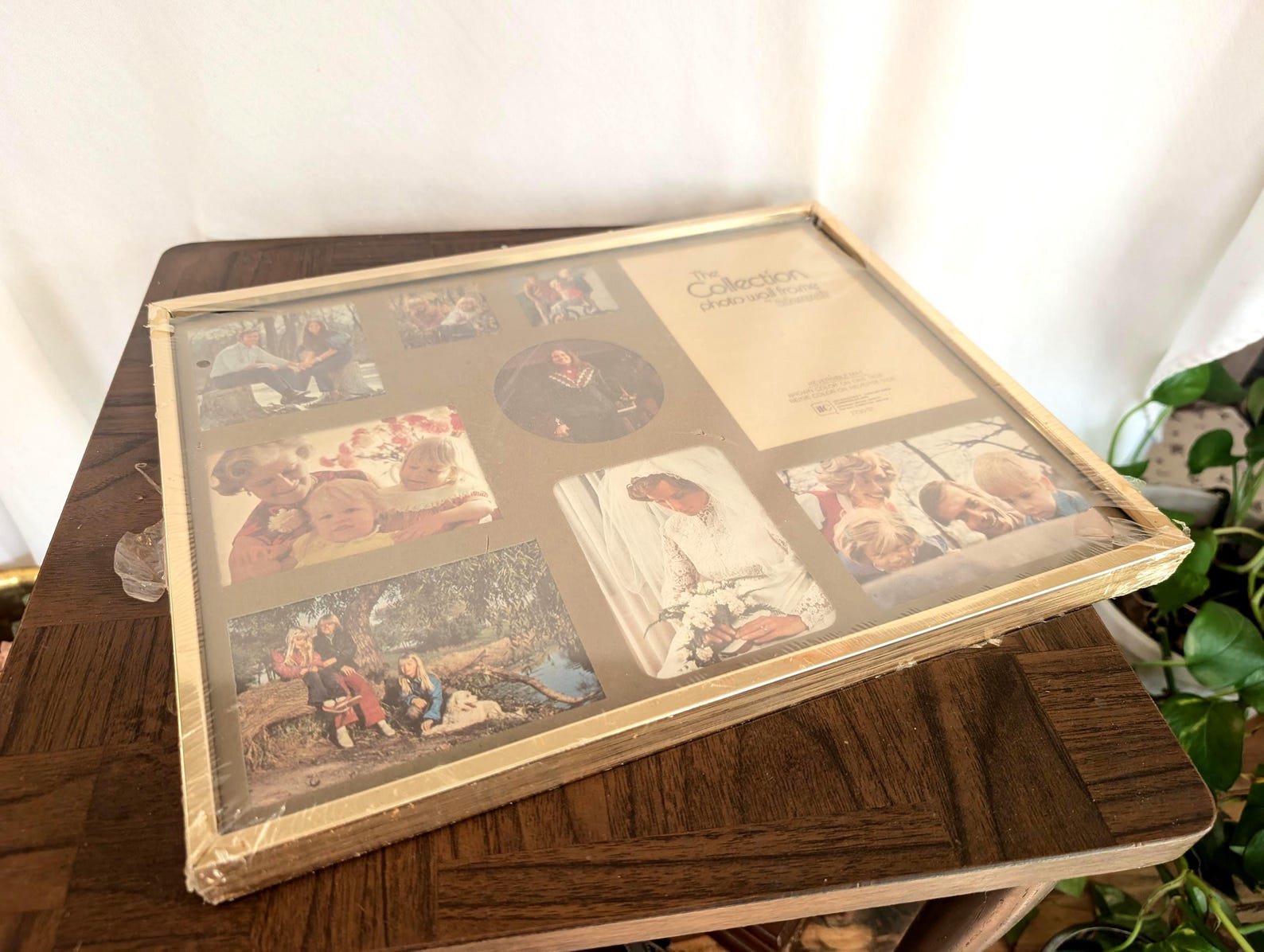 Vintage 70s Brass Photo Wall Frame Collage MCM Home Decor Intercraft - Etsy