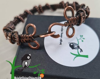 Copper Woven Bangle / Bracelet