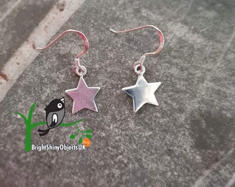 Sterling Silver Star Earrings, Small Earrings, Delicate Earrings, Small Star Earrings, Silver Earrings