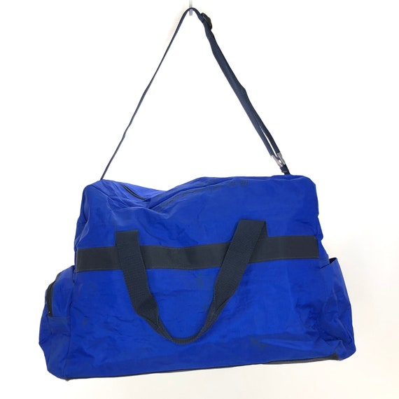 POLO SPORT Blue Large Duffel Gym Bag Nylon Vintag… - image 5