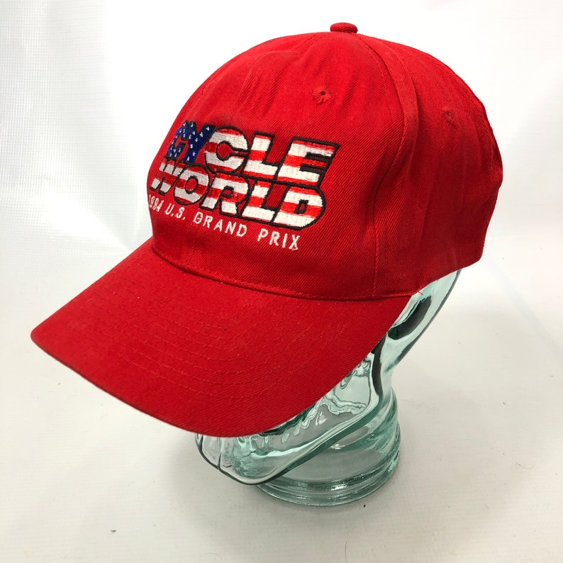 CYCLE WORLD Hat 1994 Grand Prix Embroidered Snapback Vintage