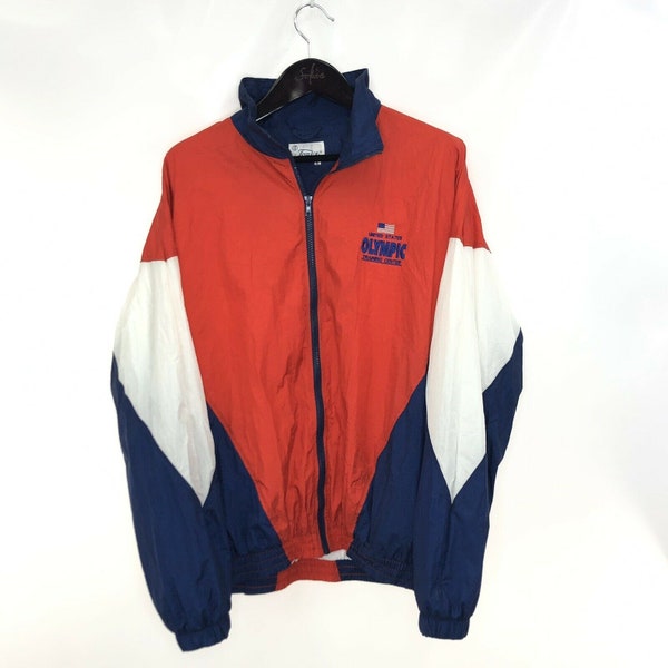 Red White Blue Jacket Etsy