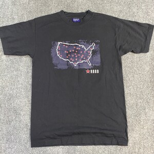 Ringling Brothers T-shirt M Medium Black Double Sided Made in USA Official