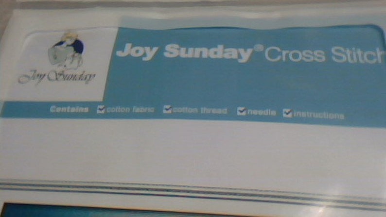 tiger new cross stitch kit free shippingusa joy sunday king back