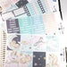 sleeping unicorn Weekly Kit | Planner Stickers, Weekly Kit, Vertical Planner Kit, Full Weekly Kit, unicorn weekly kit, night sky weekly kit