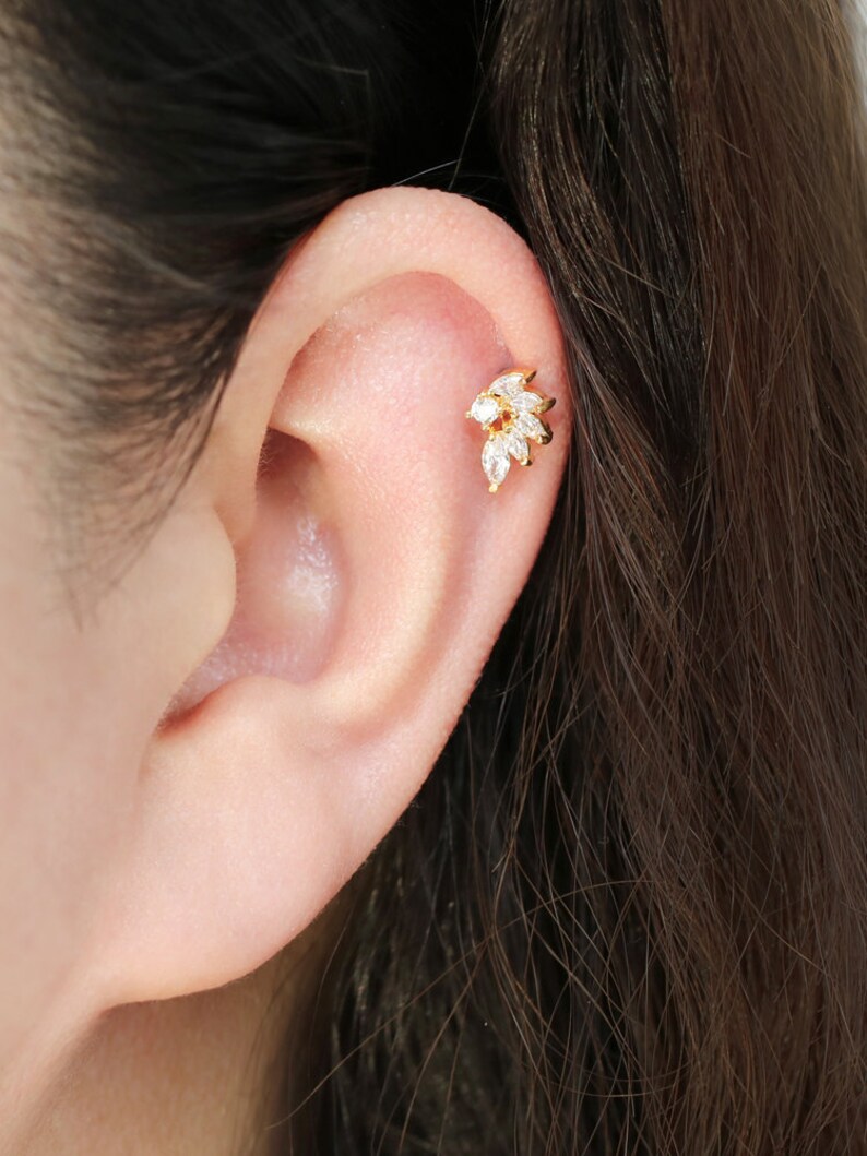 piercing tragus etsy