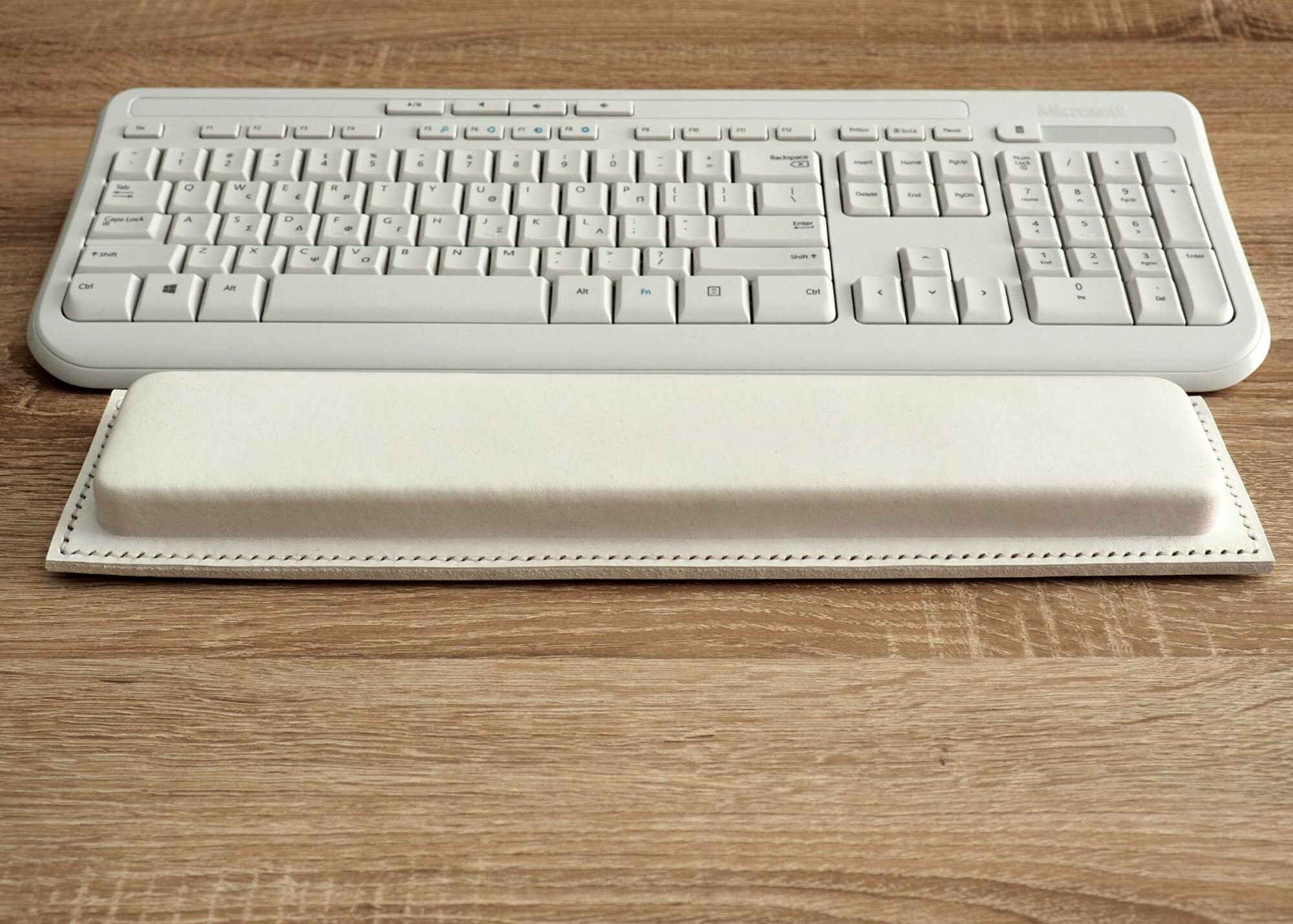 White Leather Keyboard Wrist Rest Ergonomic Wrist Support Etsy Denmark