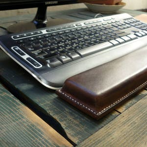 Leder Tastatur Handgelenkstütze, ergonomische Handgelenkstütze, Werbegeschenk, Schreibtischzubehör, WORK FROM HOME