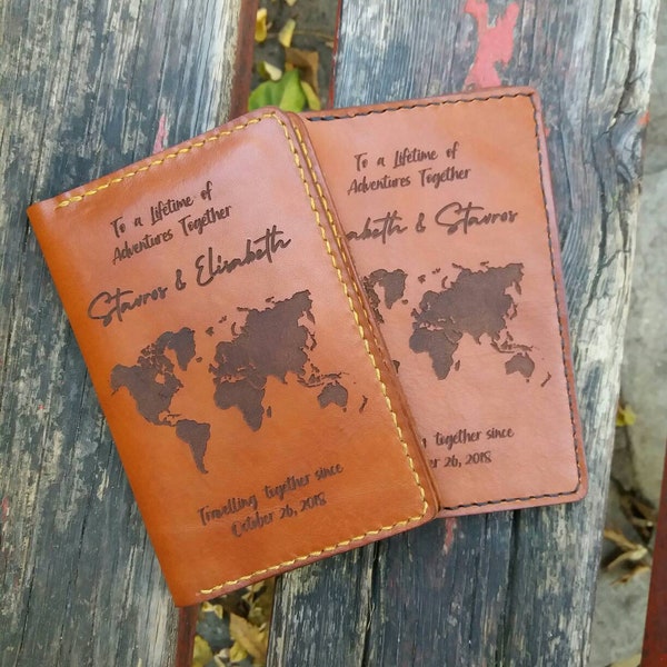 Leather PASSPORT holder, personalized passport cover, passport wallet, travel case