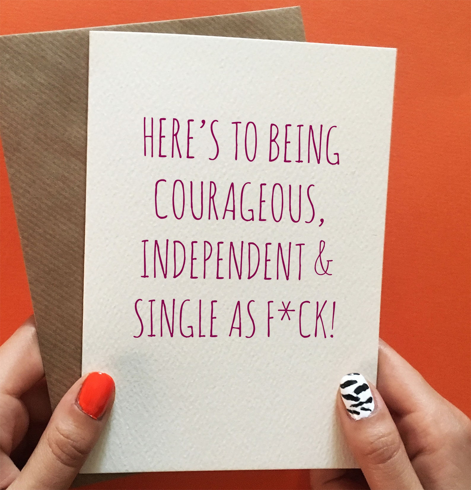 Funny break up card best friend card break up card divorce Etsy