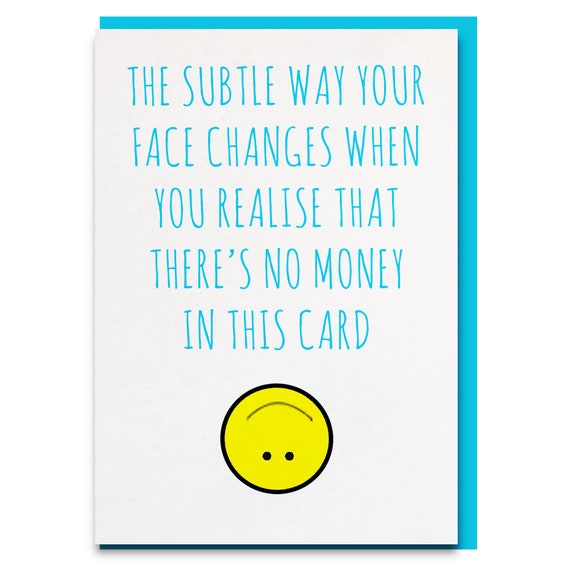 Funny Birthday Card Funny Birthday Cards Kids Birthday Teen - Etsy Funny Birthday Card Funny Birthday Cards Kids Birthday Teen - Etsy