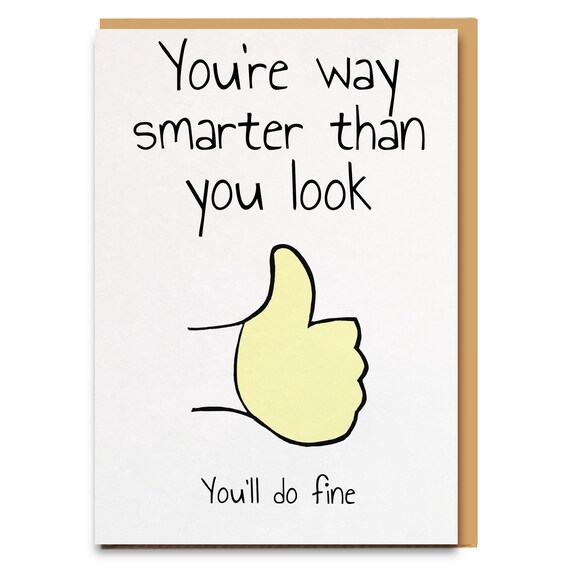 Buy Funny Good Luck Card Exam Card Driving Test Job Interview Online in India - Etsy Buy Funny Good Luck Card Exam Card Driving Test Job Interview Online in India - Etsy