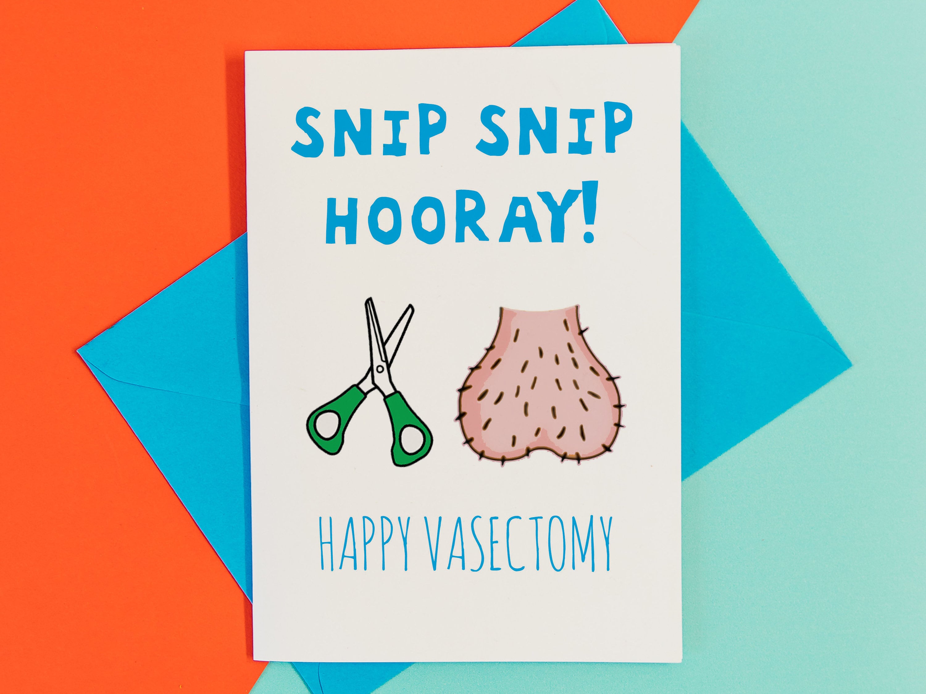 Vasectomy Card Funny Funny Vasectomy Congratulation Get Well Etsy