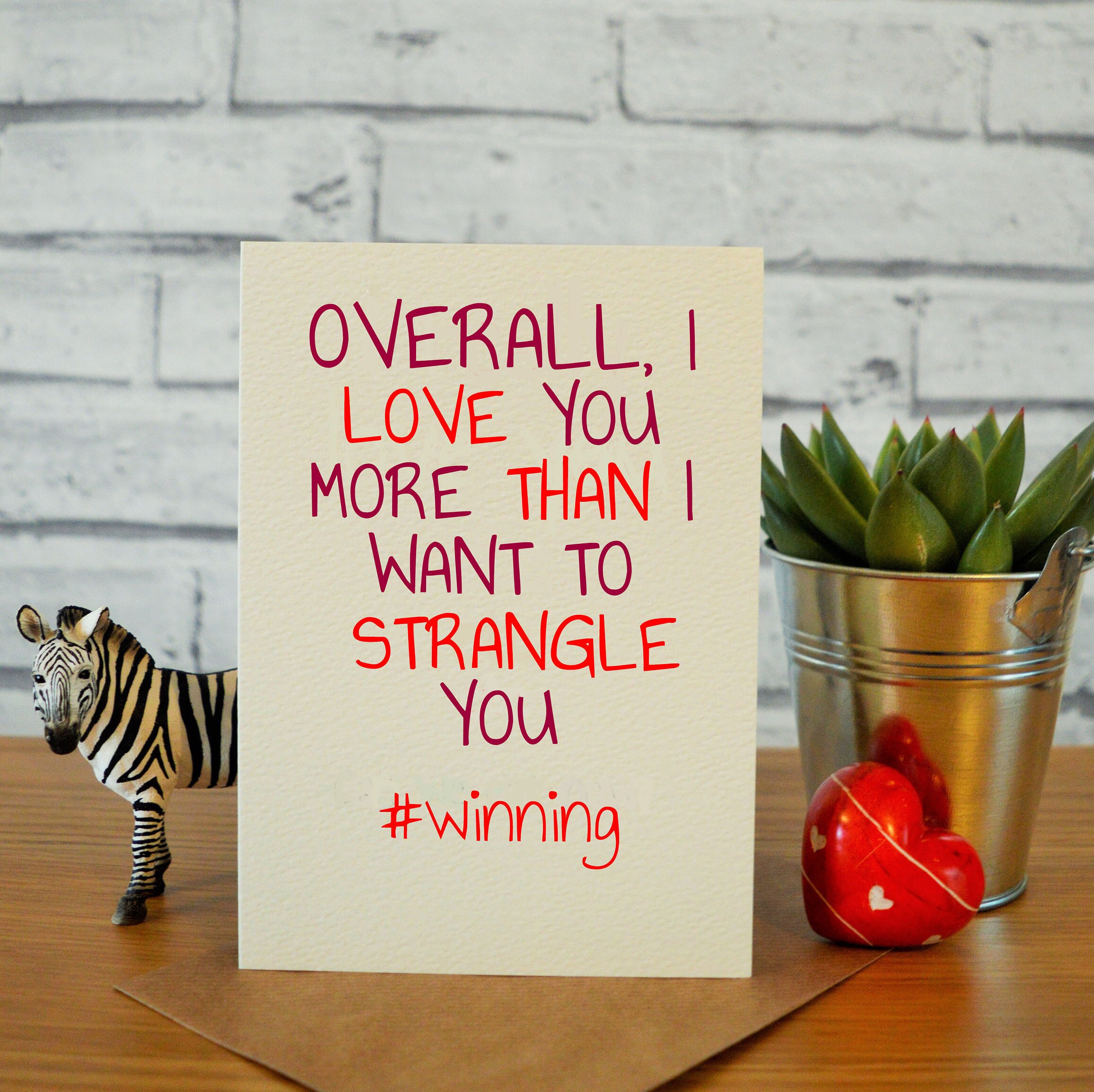 Funny valentines day card funny anniversary cards card for ...
