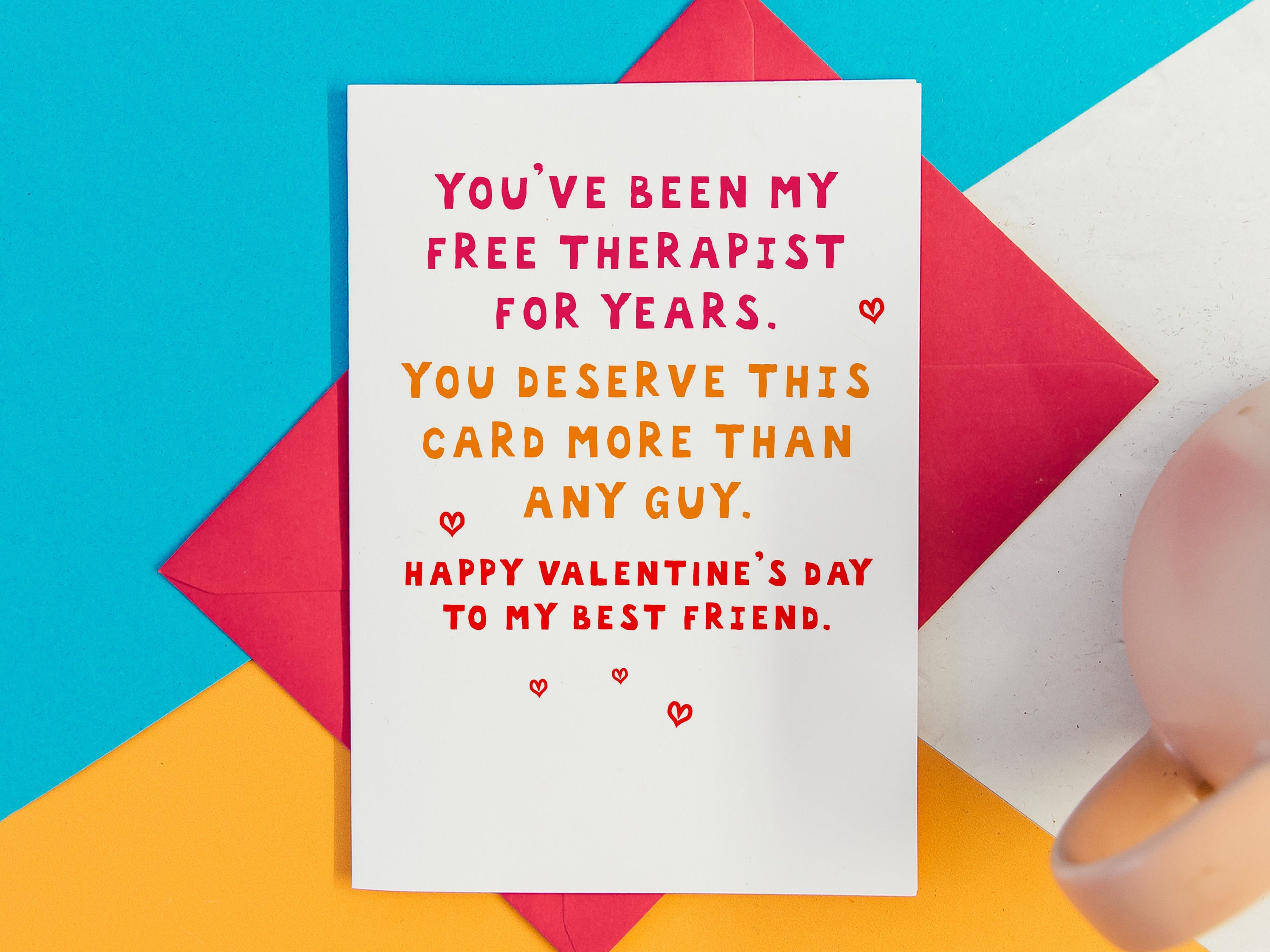 Funny Valentine's Day Cards Happy Galentine's Day Best Friend Bestie Gift PC696 