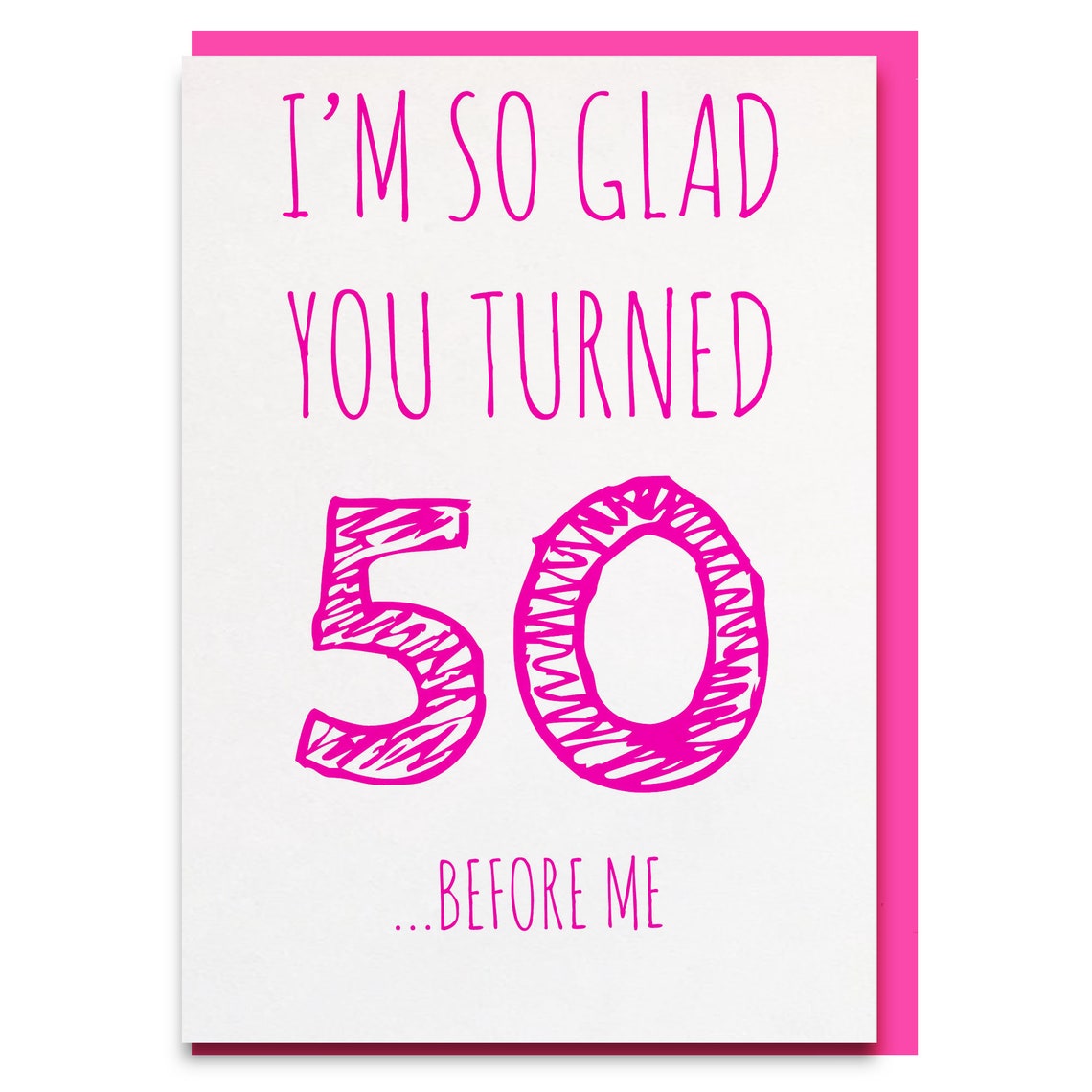 Funny 50th Birthday Card for Her Rude 50th Birthday Card - Etsy UK