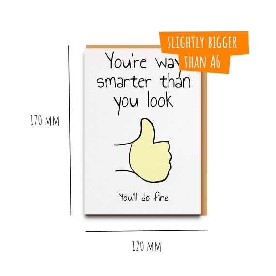 Buy Funny Good Luck Card Exam Card Driving Test Job Interview Online in India - Etsy Buy Funny Good Luck Card Exam Card Driving Test Job Interview Online in India - Etsy