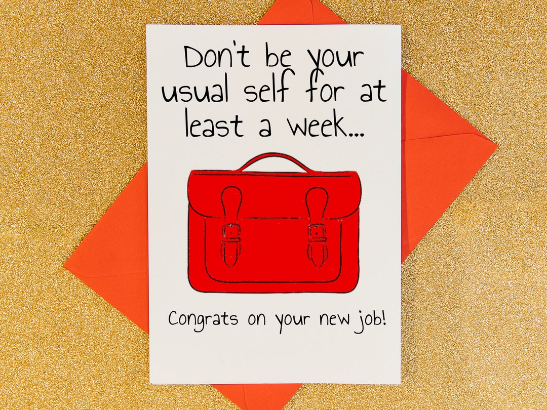 New Job Gifts, New Job Cards, Goodbye Gifts, Goodbye Cards, Good Luck