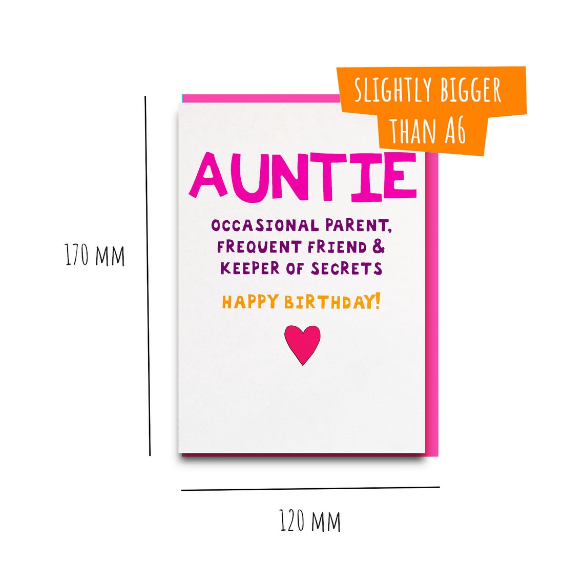 Funny Birthday Card For Auntie Auntie's Birthday Card - Australia - View #7
