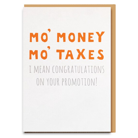 Funny Promotion Card Funny New Job Card Sorry You're Etsy UK