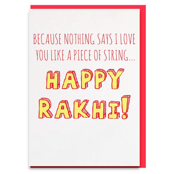 Funny Rakhi Card Funny Raksha Bandhan Card Rakhi Gift - Etsy Funny Rakhi Card Funny Raksha Bandhan Card Rakhi Gift - Etsy