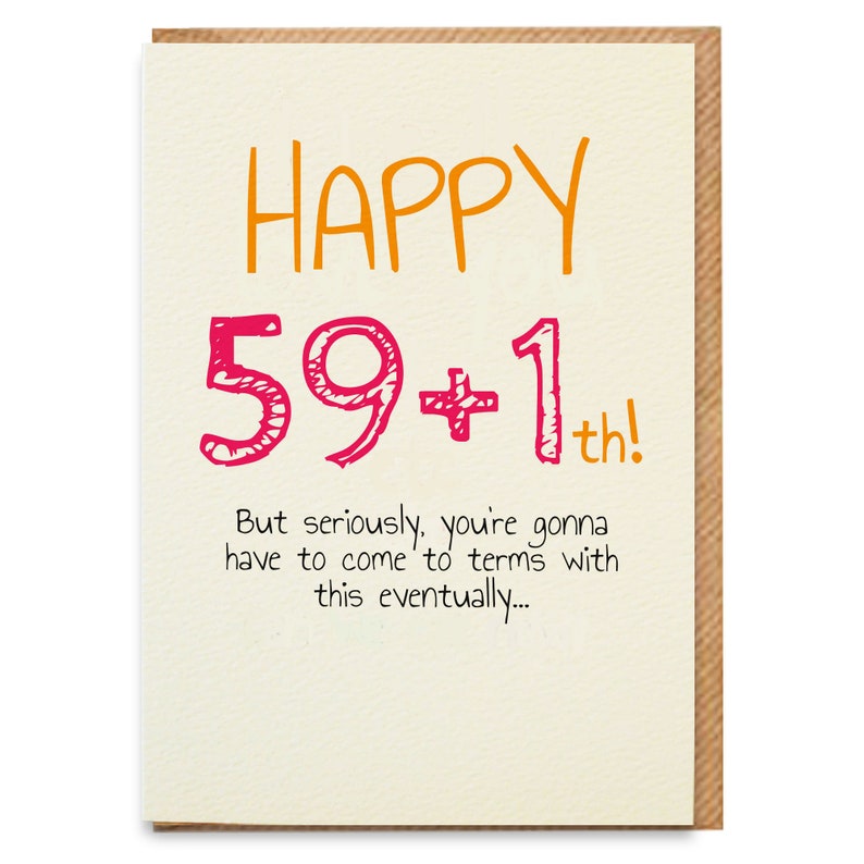 Funny 60th Birthday Cards For Dad