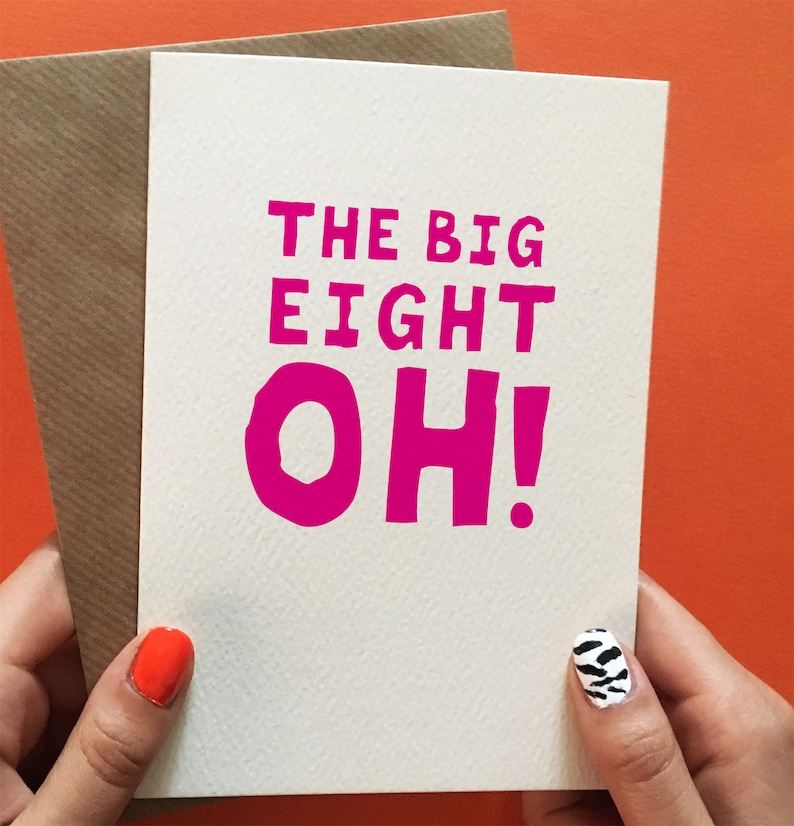 80th birthday card funny 80th card 80th card 80th birthday | Etsy